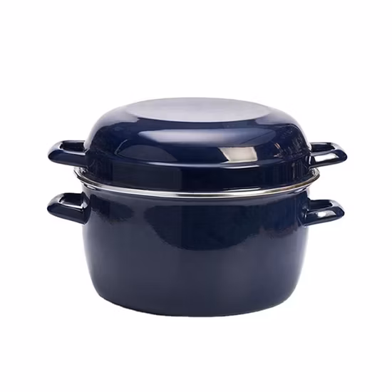 Set di casseruole in acciaio inox, set di pentole, rivestimento antiaderente con coperchio