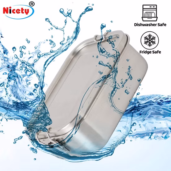 Certificato OEM/ODM Contenitore per alimenti da campeggio per alimenti da campeggio multifunzionale biodegradabile ecologico di dimensioni multiple